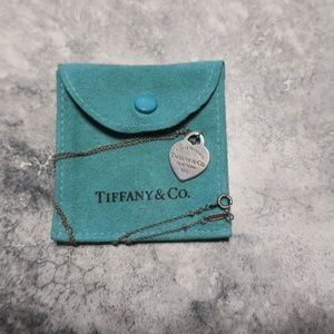 Tiffany & Co. Jewelry - Tiffany & Co Heart Charm & 15" chain Tiffany & Co. Jewelry - Tiffany & Co Heart Charm & 15" chain